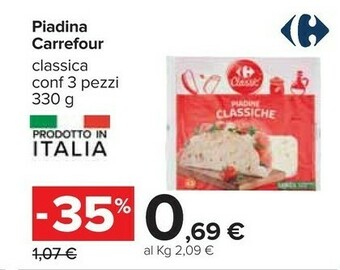 Carrefour Carrefour Piadina offerta