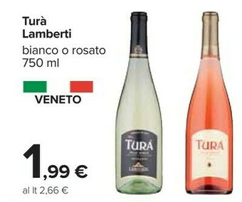 Carrefour Lamberti - Turà Delle Venezie 750 G(ml) offerta