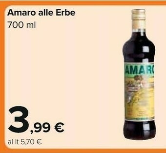 Carrefour Amaro Alle Erbe offerta