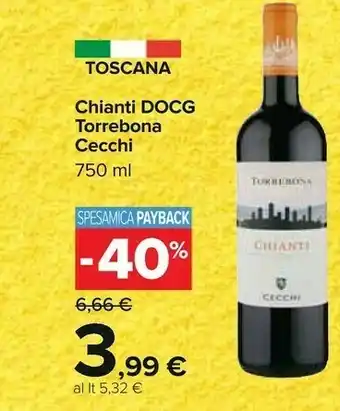 Carrefour Cecchi Chianti 750 G(ml) offerta