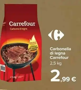 Carrefour Carrefour Carbonella Di Legna offerta