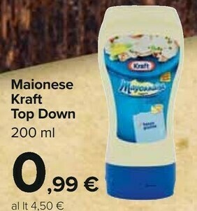 Carrefour Kraft Maionese Top Down offerta