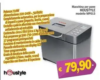 Ard Discount Houstyle macchina per pane offerta
