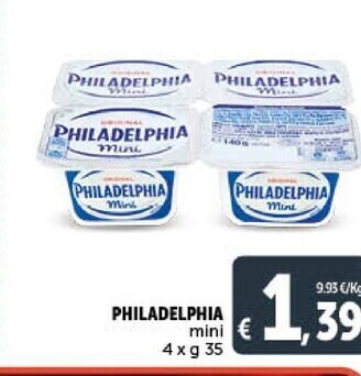 Gourmet Déco Philadelphia mini offerta