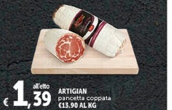 Artigian pancetta coppata
