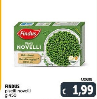 Findus piselli novelli g 450