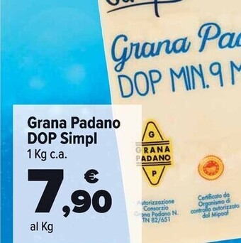 Carrefour Market Simpl grana padano dop offerta