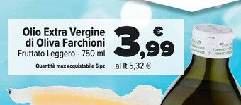 Carrefour Market Farchioni olio extra vergine di oliva offerta