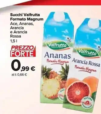 Carrefour Market Valfrutta succhi formato magnum offerta