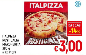 ITALPIZZA RUSTICALTA MARGHERITA 380 g