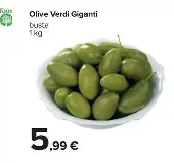 Carrefour Olive Verdi Giganti offerta
