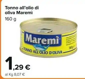Carrefour Maremi Tonno All Olio Di Oliva offerta