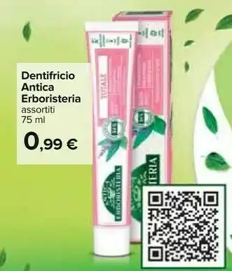 Carrefour Antica Erboisteria Dentifricio offerta