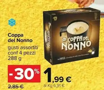 Carrefour Motta Coppa Del Nonno Classica 288 G(ml) offerta
