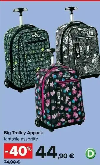 Carrefour Carrefour Big Trolley Appack offerta