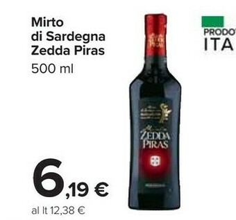 Carrefour Zedda piras Mirto Di Sardegna offerta
