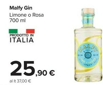 Carrefour Malfy Gin Limone offerta