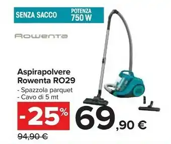 Carrefour Rowenta Aspirapolvere RO29 offerta