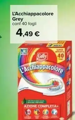 Carrefour Grey L' Acciappacolore offerta