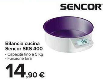 Carrefour Sencor Bilancia Cucina SKS 400 offerta