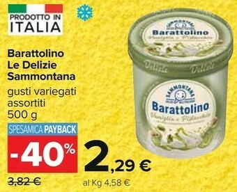 Carrefour Sammontana Barattolino Le Delizie offerta