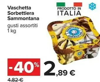 Carrefour Sammontana Vaschetta Sorbettiera offerta