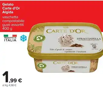 Carrefour Algida Gelato Carta D'or offerta