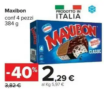 Carrefour Nestlè Maxibon offerta