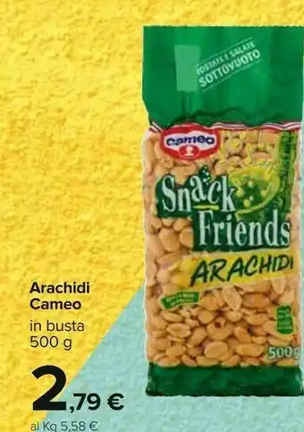 Carrefour Cameo Snack Friends Arachidi 500 G(ml) offerta