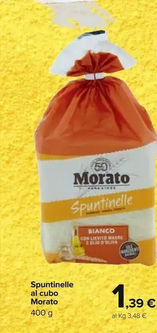 Carrefour Morato Spuntinelle Soffici Al Cubo 7 Cereali 400 G(ml) offerta
