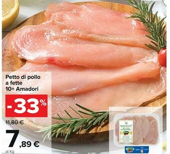 Carrefour Amadori Petto Di Pollo offerta