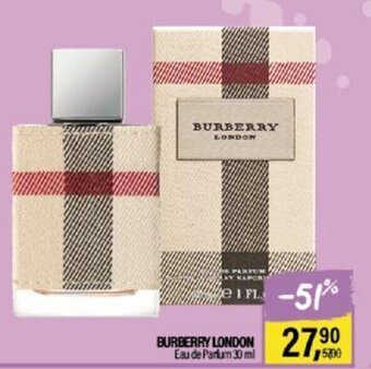Caddy's BURBERRY LONDON Eau de Parfum 30 ml offerta