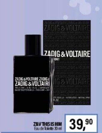 Caddy's Z&V THIS IS HIM Eau de Toilette 30 ml offerta