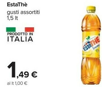 Carrefour Ferrero EstaThè Pesca 1500 G(ml) offerta
