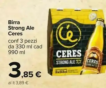Carrefour Ceres Birra Strong Ale offerta