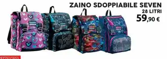 Carrefour Seven Zaino Sdoppiabile 28 Litri offerta