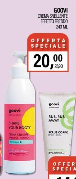 GOOVI CREMA SNELLENTE EFFETTO FREDDO 240 ML