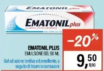 Caddy's EMATONIL PLUS EMULSIONE GEL 50 ML offerta