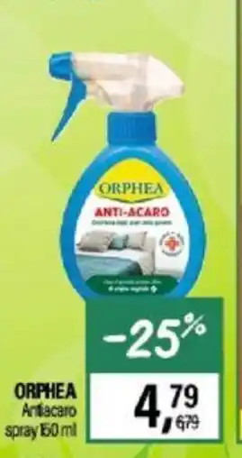 Caddy's ORPHEA ANTI-ACARO spray 150 ml offerta