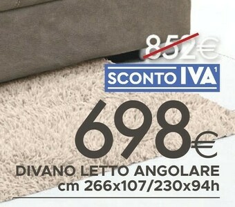 Mondo Convenienza Divano Letto Angolare offerta