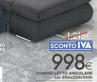 Mondo Convenienza Divano Letto Angolare offerta