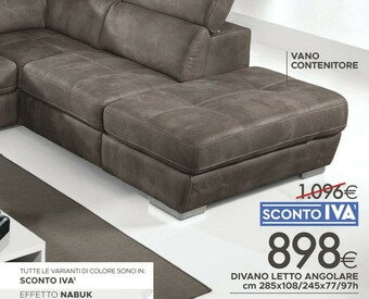 Mondo Convenienza Divano Letto Angolare offerta