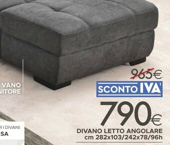 Mondo Convenienza Divano Letto Angolare offerta
