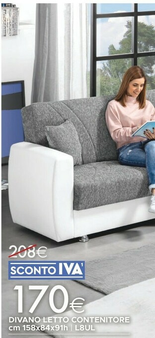 Mondo Convenienza Divano Letto Contenitore offerta