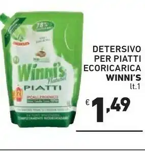 Ok Market Winni's Detersivo Per Piatti offerta