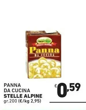 Stelle Alpine - Panna Da Cucina 200 G(ml)