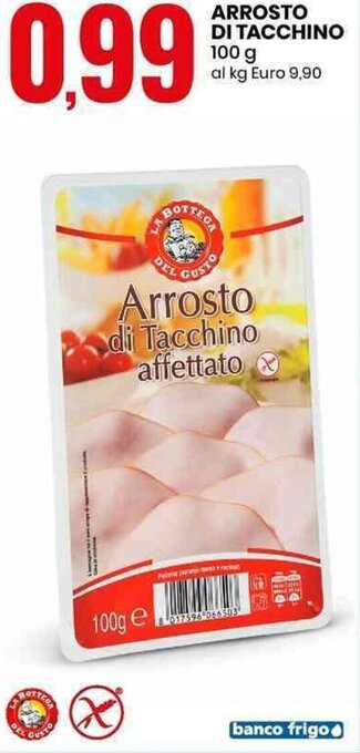 Eurospin ARROSTO DI TACCHINO 100 g offerta