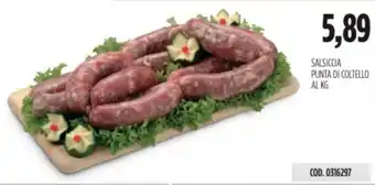 Carico Cash & Carry SALSICCIA PUNTA DI COLTELLO AL KG offerta