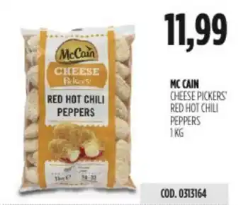 MCCAIN CHEESE PICKERS RED HOT CHILI PEPPERS 1KG