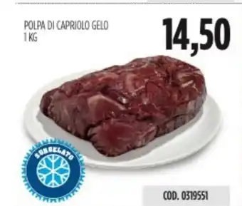 Carico Cash & Carry POLPA DI CAPRIOLO GELO 1 KG offerta